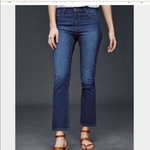 Gap Crop Kick Jeans Stone Bright Indigo